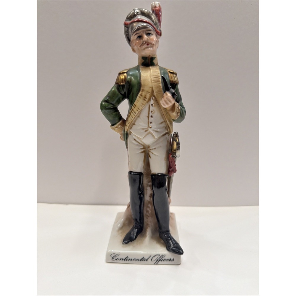 Royal Crown Continental Officers Porcelain Figurine‎ #5182 Gold Trim